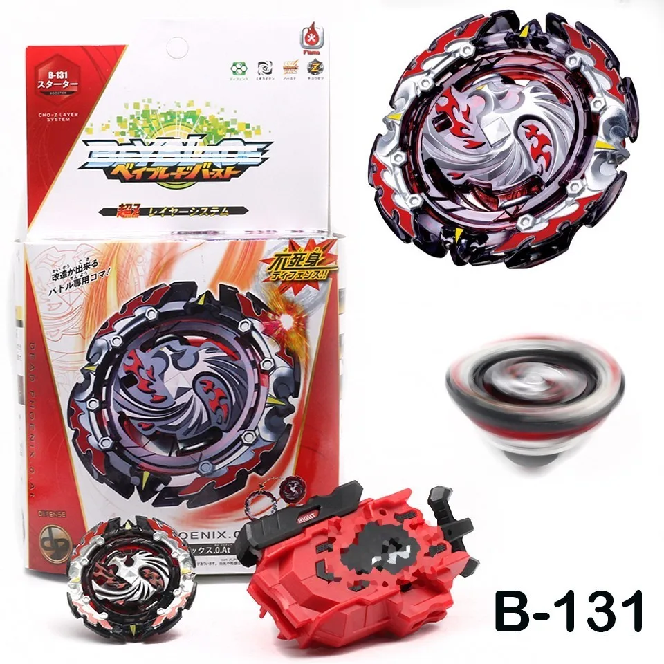 Beyblade Burst B-131 B129 metall fusion toupie Beyblade burst mit launcher kinder fafnir bey klinge klingen spielzeug - Цвет: B-131