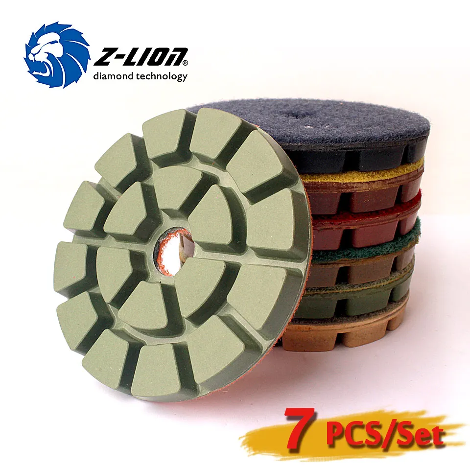4/" 7 Pieces Final Glaze Buffing Pad granite marble natural stone renew repair