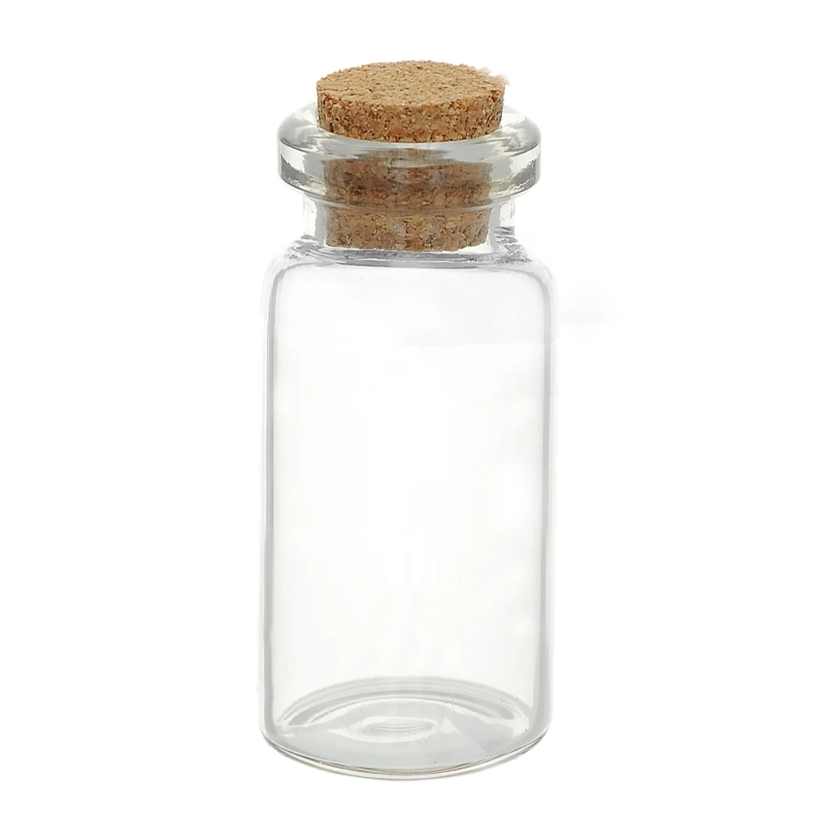 8SEASONS Glass Bottles Vial Potion Cylinder Cork Stoppers Transparent 5