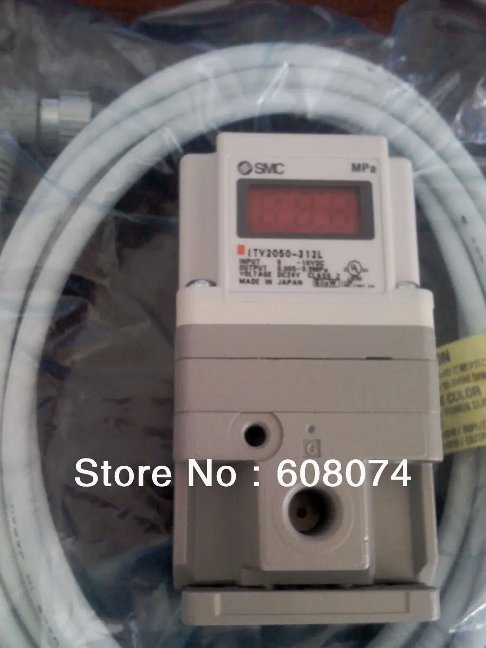 

ELECTRO PNEUMATIC REGULATOR ITV2030-312L3 , 24VDC 1/4 PORT 0.005~0.5MPa 0~10V