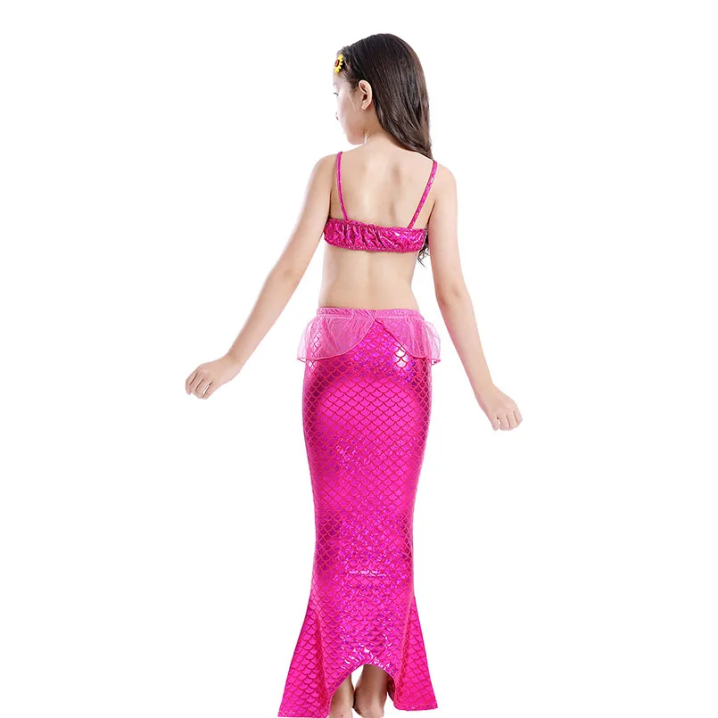 mermaid tail swimwear rose 4