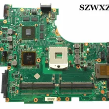 Для ASUS N53JG N53F Материнская плата ноутбука поддержка i3 i5 Процессор полный тестирование