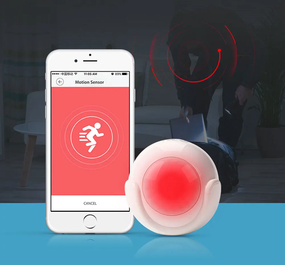 Z-wave PIR Motion Sensor Detector Alarm For Zwave Home Automation Alarm System