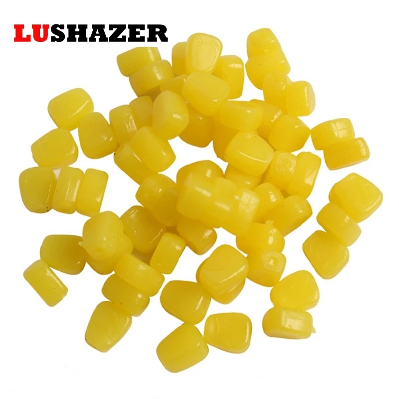 

LUSHAZER 50pcs/lot fishing soft lures cron silicone baits smell soft jigging isca artificial fish wobbler fishing accessories
