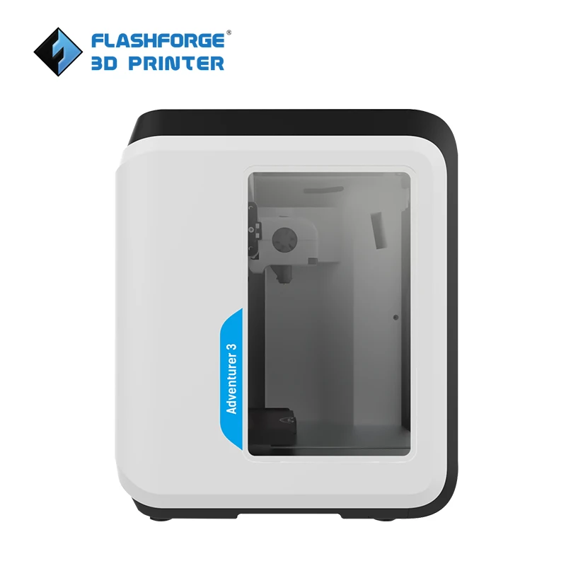 Дешево 3d принтер Flashforge 2019 Новый авантюрист 3 автоматическое выравнивание машина Съемная кровать поддержка облачная печать W 1 бесплатная катушка