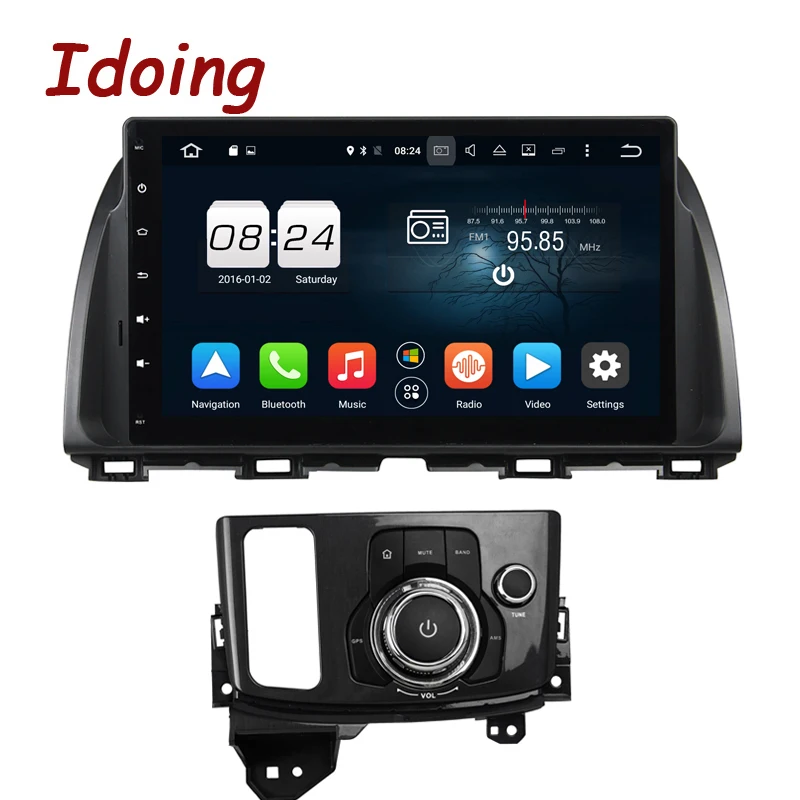 

Idoing 10.1"Steering-Wheel 8Core 4G+32G 2Din For Mazda CX-5 Android8.0 Car Radio Multimedia GPS Audio WiFi TV Fast Boot OBD2