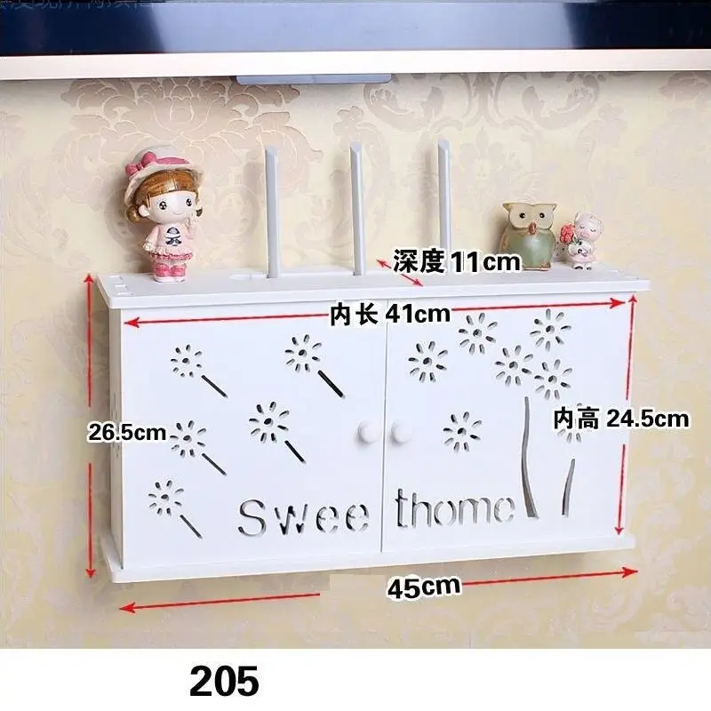 Многофункциональная настенная стойка для хранения в Европе, креативная стойка для хранения маршрутизатора, вешалка на шкаф, ТВ приставка, полка, крышка гнезда - Цвет: MODEL R