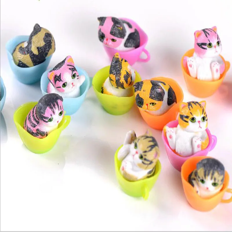 

Cup Cat Moss Microlandscape Zakka Mini Resin Crafts Furnishings DIY Accessories Home Decorations