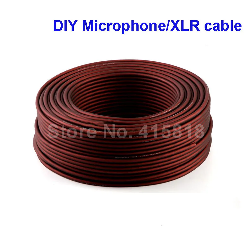 DIY Аудио кабель бескислородный медный микрофонный XLR аудио удлинитель громкий