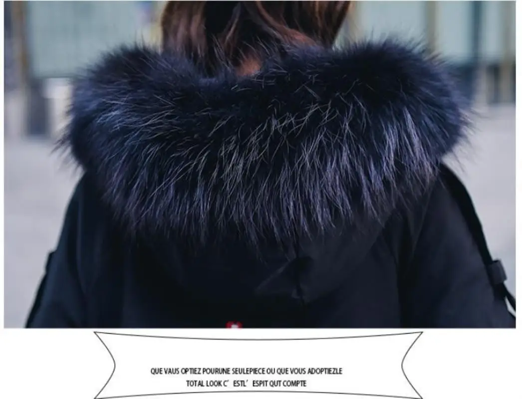 Winter new large size women's down jacket military uniforms to overcome casual cotton jacket hooded parkas outerwear
