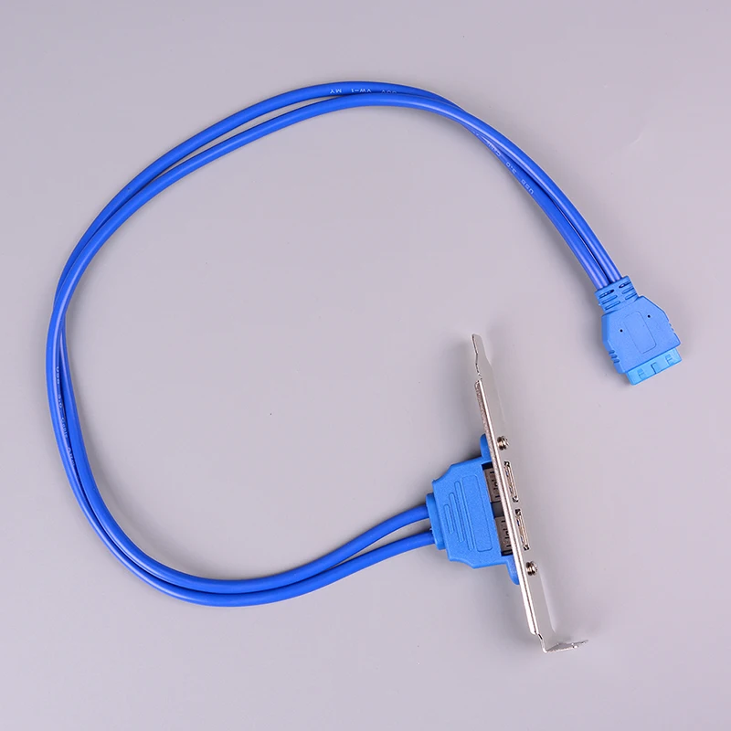 USB 3 0 20 Pin к 2 портам Женский адаптер Кабели двойной порт кабель материнской плате