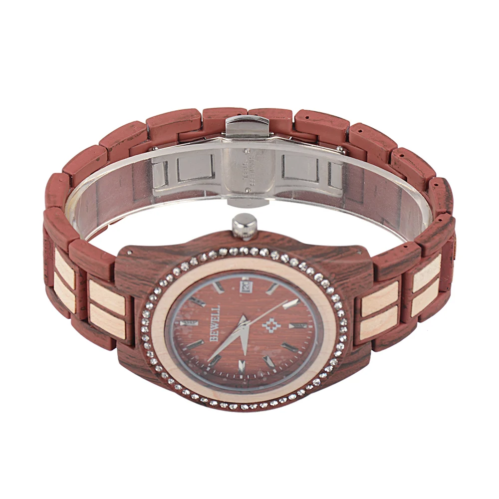 BEWELL WOODEN WATCH