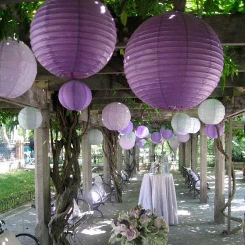 purple lanterns