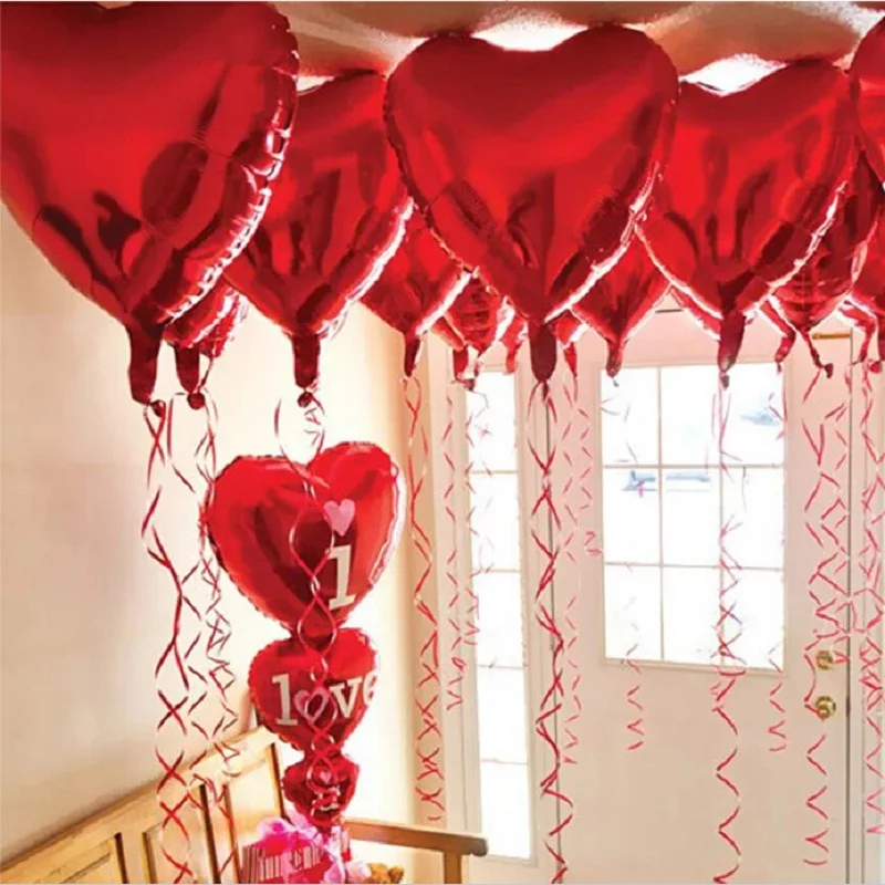 

Romantic heart balloons siamesed i love you foil balloons married helium inflatable Wedding decor Ball Toys Ball Toys