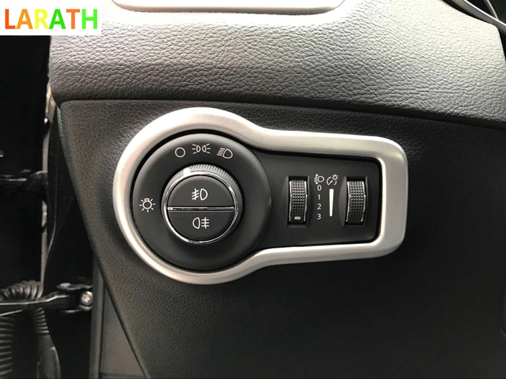 Подходит для Jeep Compass 2017 2018 второго поколения ABS Матовый карбоновый автомобиль