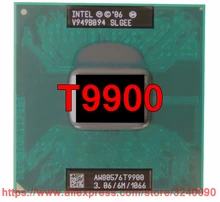 Оригинальный процессор lntel Core 2 Duo T9900 (6M кэш, 3,06 ГГц, 1066 МГц FSB, двухъядерный), процессор для ноутбука, бесплатная доставка