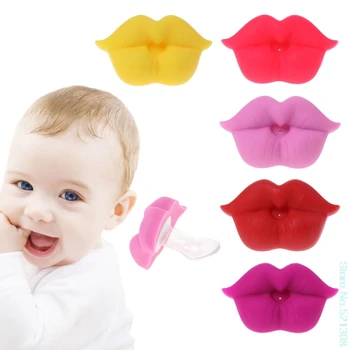 

2020 New Baby Soother Silicone Pacifier Lips Nipple Orthodontic For Infants born