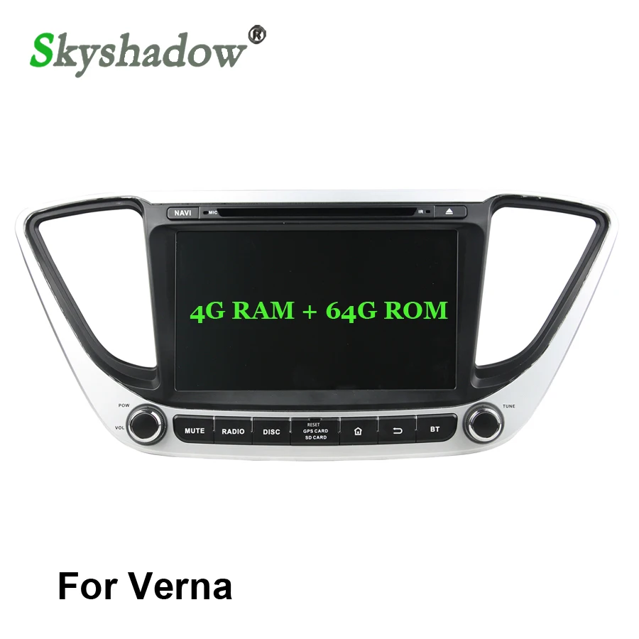 PX6 автомобильный dvd-плеер DSP ips TDA7851 Android 9,0 4 Гб+ 64 Гб gps карта RDS радио wifi Bluetooth 4,2 для hyundai Verna Solaris