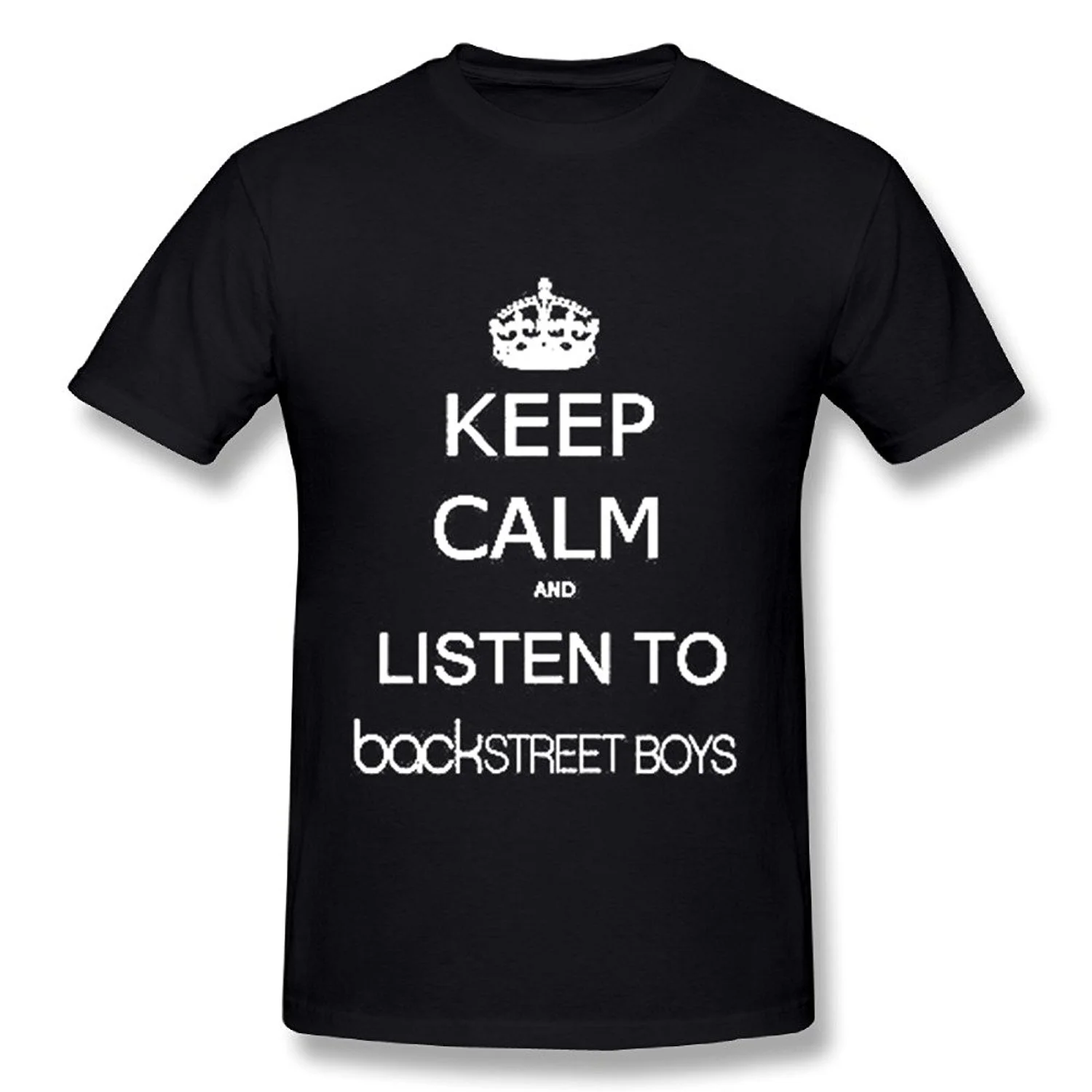Мужская Футболка Keep claight And Listen To Backstreet boys fashion d for t-shirt wo men | одежда