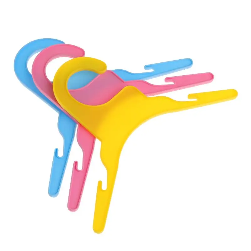 3pcs/Set Pet Clothes Hanger Cute Portable Costume Mixed Color For Cat