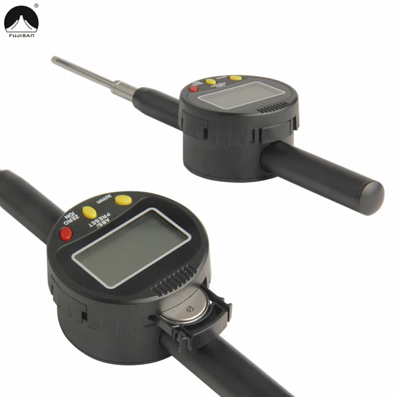 US $141.69 FUJISAN Digital Indicators 050mm0001mm Dial Test Indicators MMInch Digital Gauge Micrometer Gauge Caliper Measure Tools