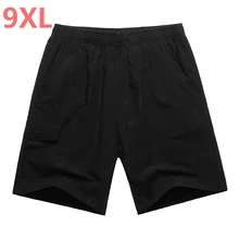 10XL 8XL 6XL 5XL Рубашки домашние Для мужчин дышащие шорты мужской эластичный пояс Пляжные шорты Для мужчин s по колено Jogger шорты Homme