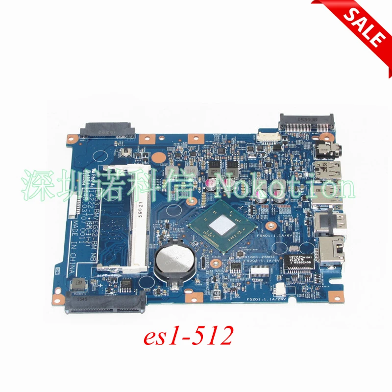 NOKOTION NBMRW11001 NB.MRW11.001 448.03707.0011 For acer aspire ES1-512 Laptop motherboard Main board Works NOKOTION NBMRW11001 NB.MRW11.001 448.03707.0011 For acer aspire ES1-512 Laptop motherboard Main board Works