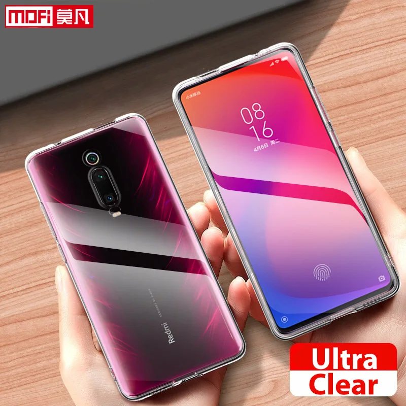 Прозрачный чехол для Xiaomi Redmi K20 Pro силиконовый Ультратонкий Mofi прозрачная задняя