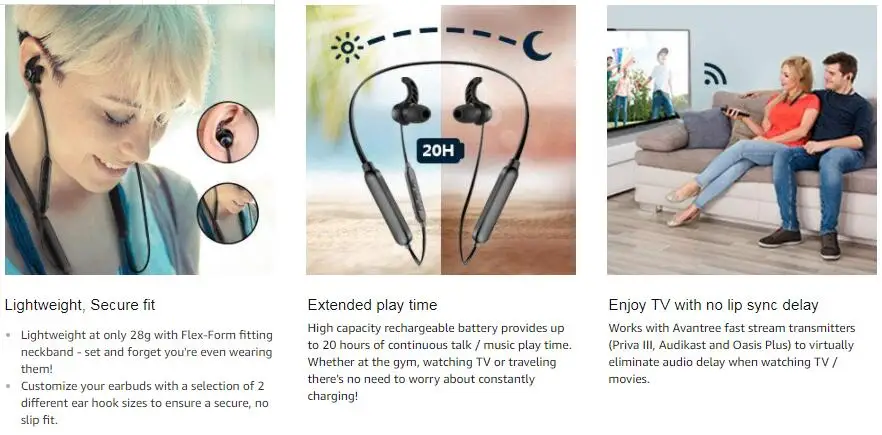 Bluetooth earphones