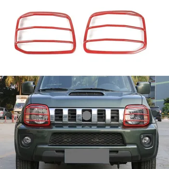 

BBQ FUKA Car Styling Black Metal Left & Right Headlight Head Light Lamp Cover For Suzuki Jimny 07 up Front Headlight Cover