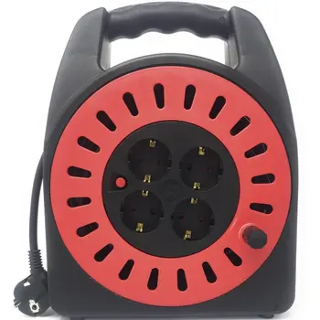 

Roller extension with 4 sockets set 15 meters