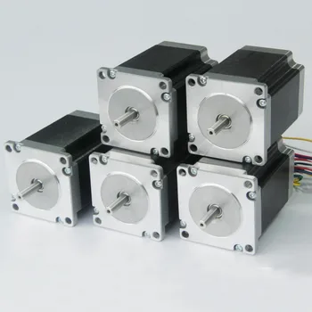 

5PCS NEMA23 57BYGH STEPPER MOTOR SINGLE SHAFT 23HS8610 287OZ-IN.78mm 1.0A 6lead wires FOR CNC Mill Cutting LONGS MOTOR