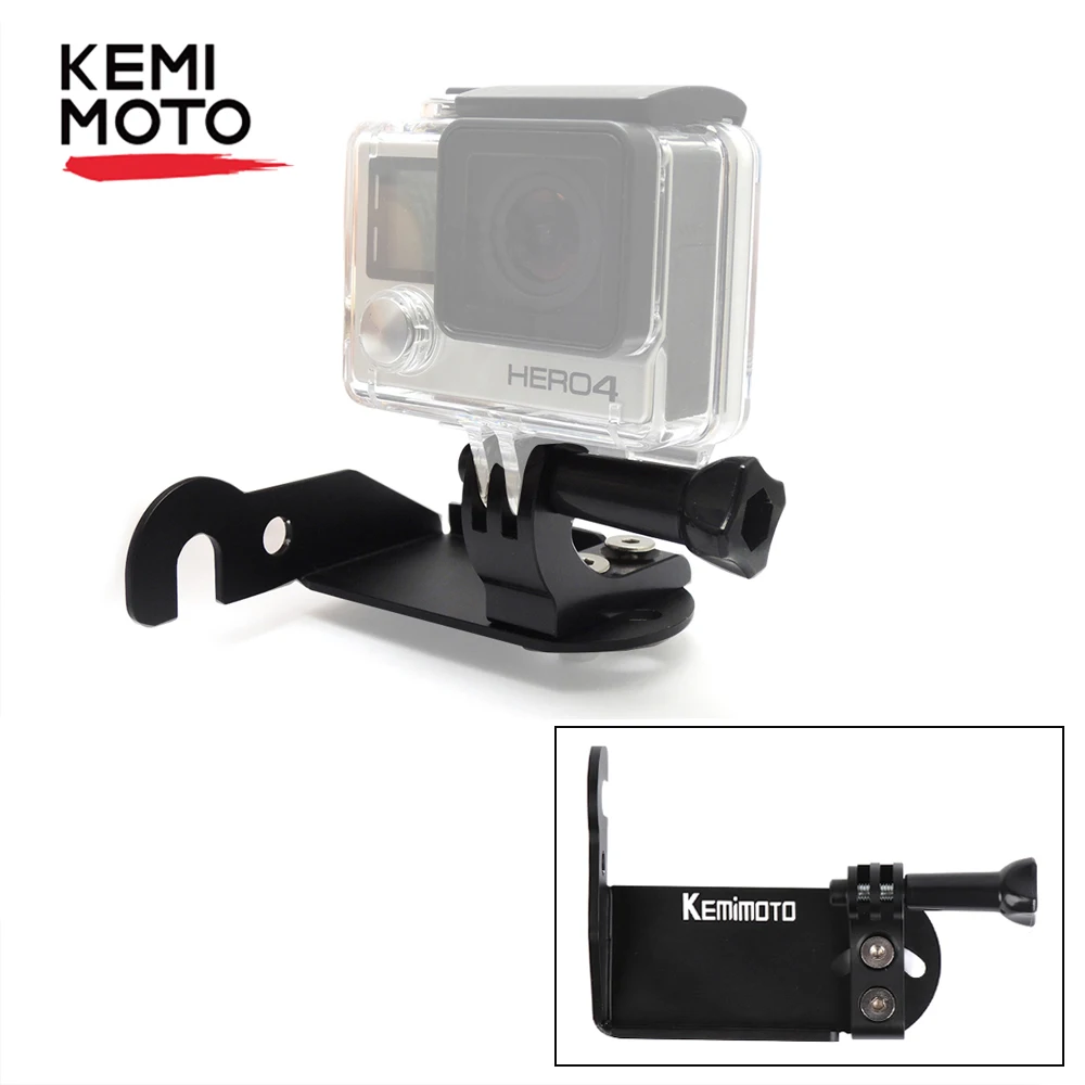 

KEMiMOTO Front Left Dash Camera Bracket For Go Pro Holder For BMW R1200GS LC GS 1200 Adventure R 1200GS LC ADV