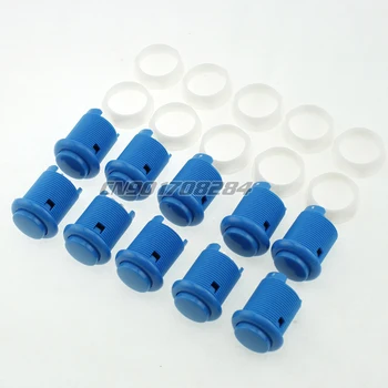 

10x New 30mm Screw Thread Push Button Spiral buttons For Arcade Joystick DIY Kits Parts Mame Jamma Choose 5 color