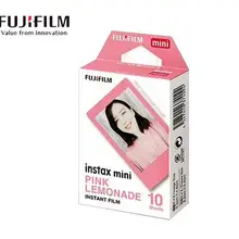 Оригинальная розовая оправа Fujifilm Instax Mini Instant(10 листов) цветная мини-пленка для Polaroid Mini 7 s 8 25 50 s 70 90 SP-1/2