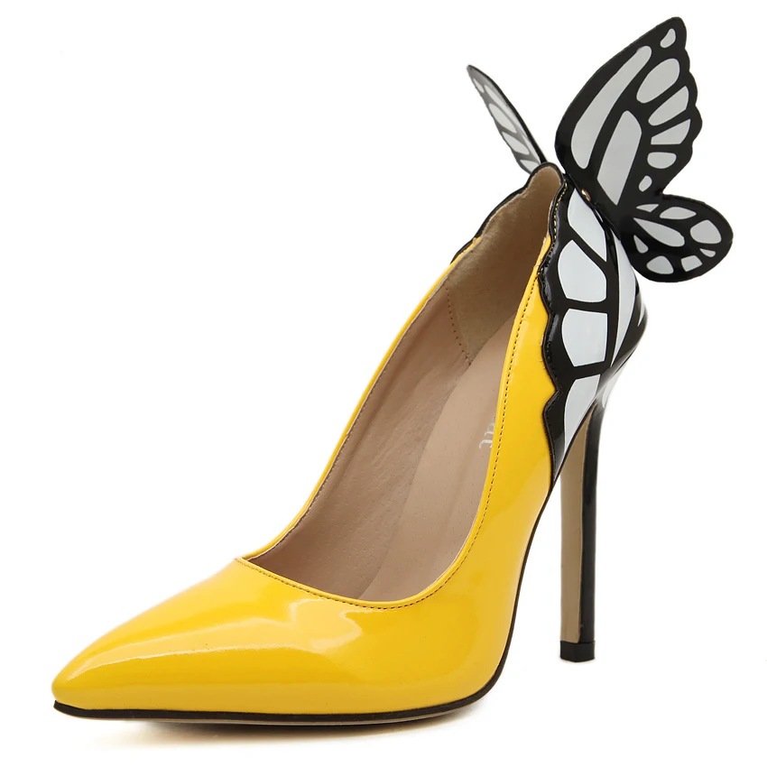 butterfly shoes heels