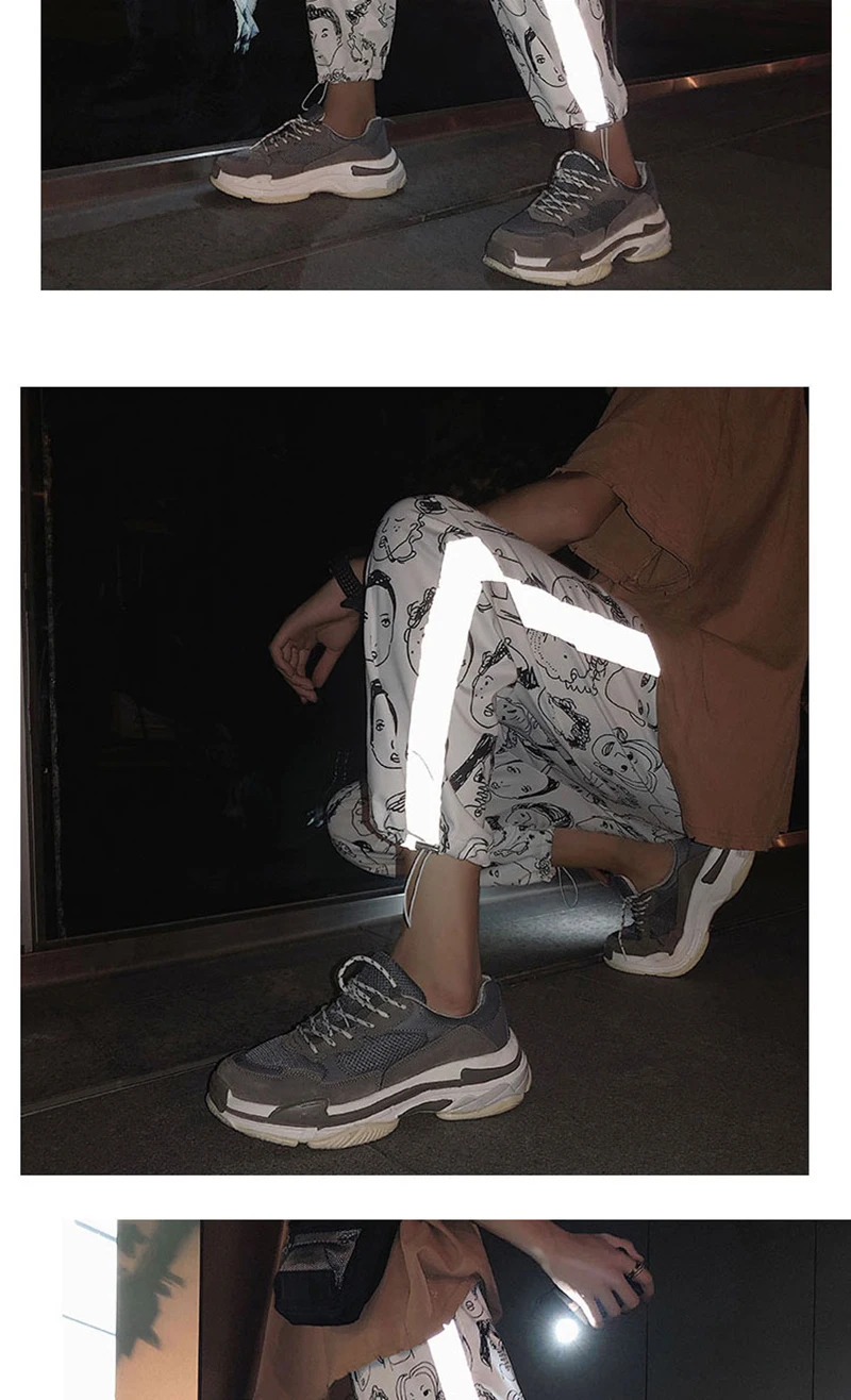 Спортивные шаровары мужские полосатые японские Свободные вельветовые брюки мужские уличные хип-хоп мужские s Одежда Плюс Размер пэчворк