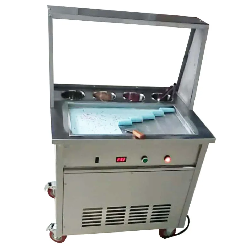 

BEIJAMEI Fried Yogurt Machine Thailand Fry Ice Cream Pan Ice Cream Making Machine Frying Ice Cream Roll Machine