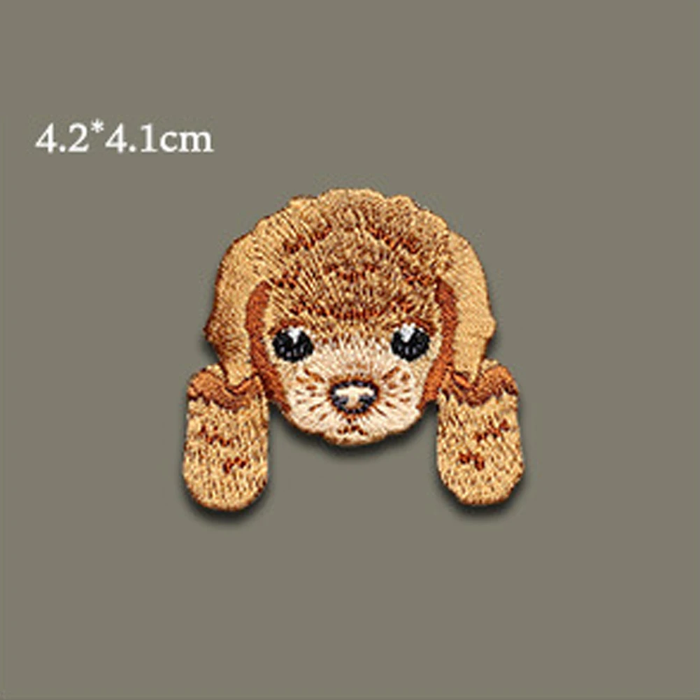 

12 Types for Choice Cute Dog Pattern Handmade Eco-Friendly Iron-on Patch Baby's Clothing Applique Backpack Decoration