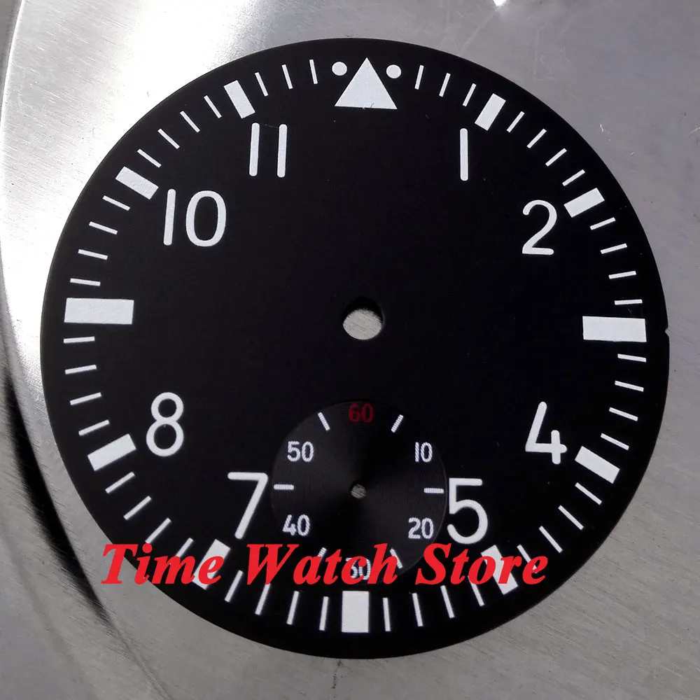 Часы marks dial D09 черные светящиеся часы ETA 6498 с ручным заводом 38 9 мм|watch dial|dialdial watch |