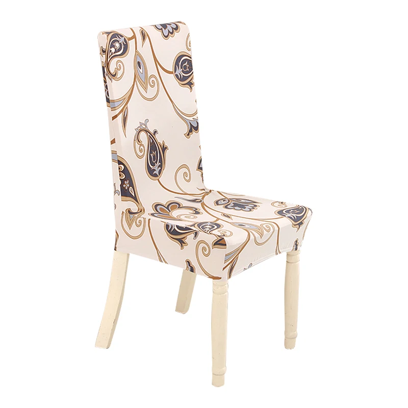 Chair Cover Spandex Printed Elastic Decorative Chair Covers For Wedding