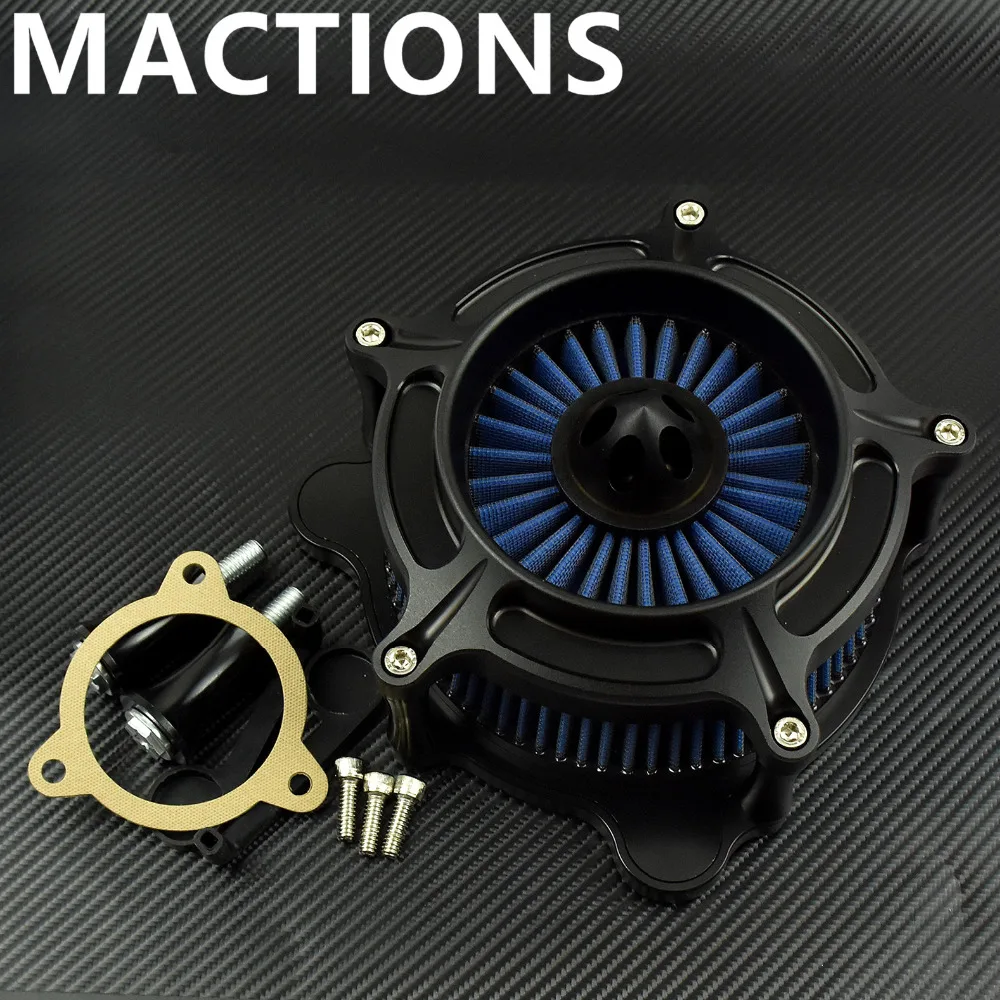 Motorcycle Air Cleaner Intake Filter System For Harley Touring Road