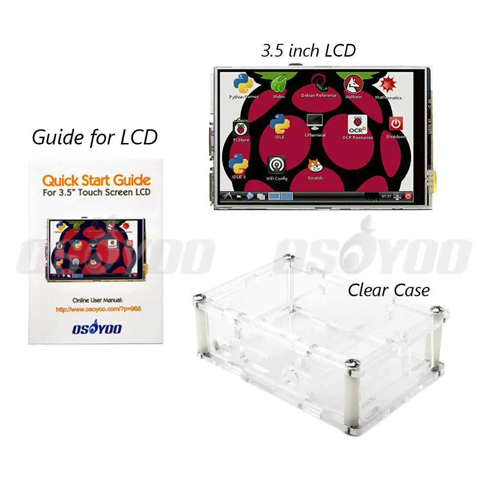 New 3 5 Inch Raspberry Pi LCD TFT Touchscreen Display Touch Shield Raspberry Pi 2 Model