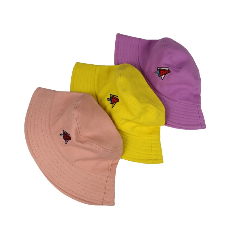 FOXMOTHER Новая мода Hoedje лето фиолетовый белый розовый Popsicle Панама, шляпа-Панама Корея Женщины Chapeu шапки для рыбака дамы