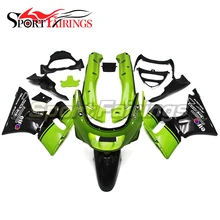 Motocicleta de injeção carenagens para kawasaki zzr400 zzr-400 zzr600 93 94 95 96 97 Plástico ABS Kit Carenagens Cobre Elfo Verde preto