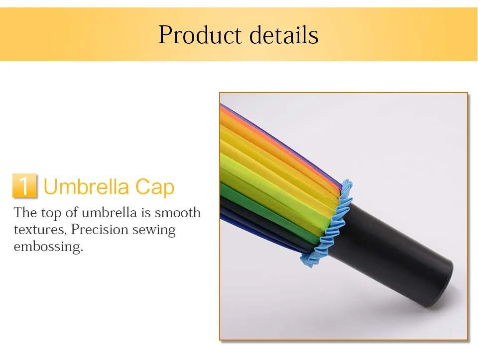 Long Handle Umbrella Male Female 111cm 24K Large Umbrella Windproof Man Woman Waterproof For Sunny And Rain   (6)