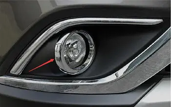 

ABS Front Fog Light Fog Lamp Cover Trim 2pcs For Mitsubishi Outlander 2015 2016