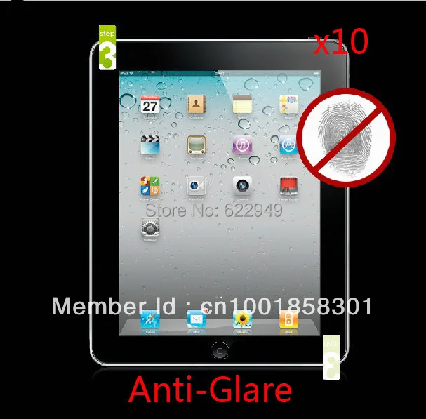 

10pcs/lot Anti-Glare Matte Matted Screen Protector Film Guards For Apple iPad 2 3 4 9.7" A1395 A1396 A1416 A1430 A1458 A1460