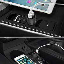 Светодиодный мини-экран Dual USB Автомобильное зарядное устройство для Opel Adam Ampera Corsa E Karl Meriva B Vectra C Opel Cascada автомобильные аксессуары