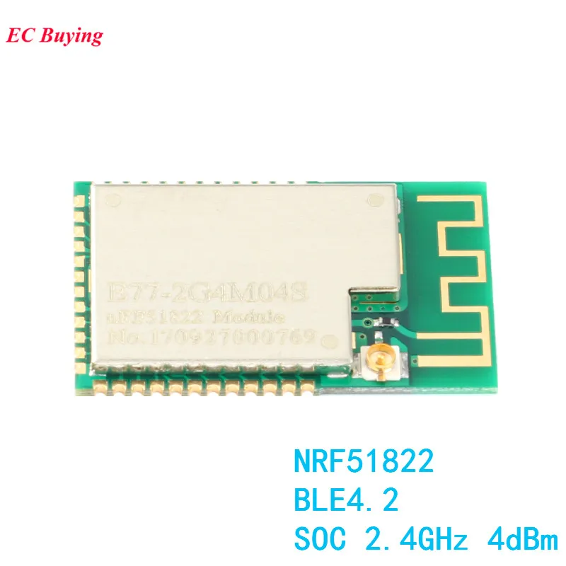 NRF51822 беспроводной модуль Bluetooth BLE4.2 SOC макетная плата 2 4 ГГц дБм DIY Электронный